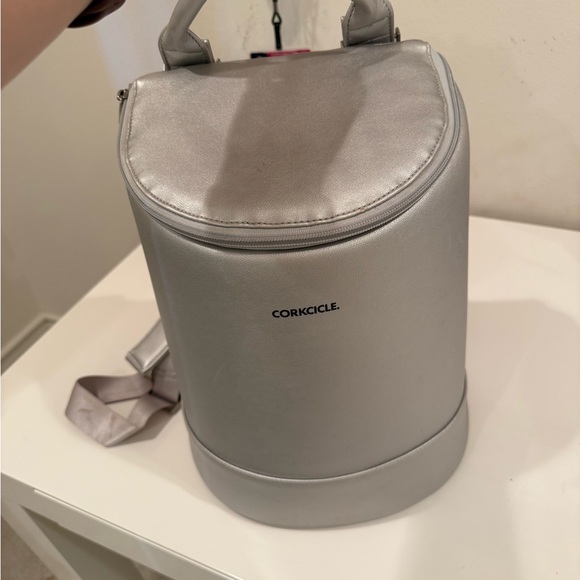 Corkcicle Metallic Gray Insulated Backpack - Picture 2 of 5